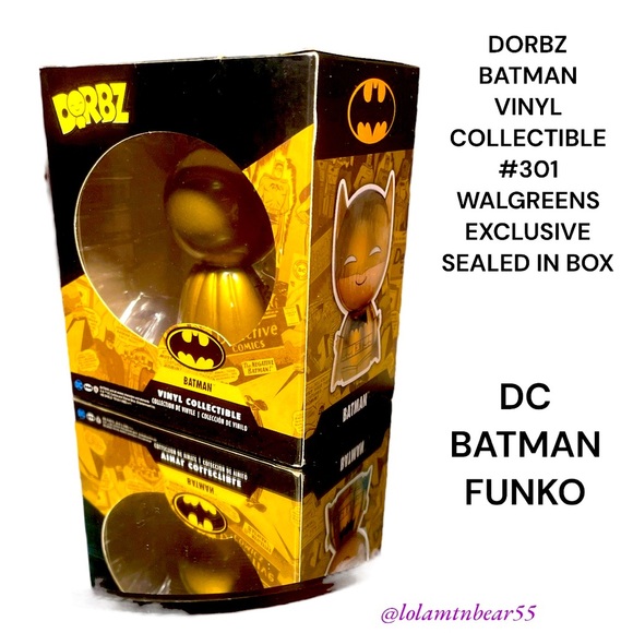 NEW IN SEALED BOX FUNKO DC BATMAN VINYL COLLECTIBLE #301 WALGREENS EXCLUSIVE - Picture 3 of 16
